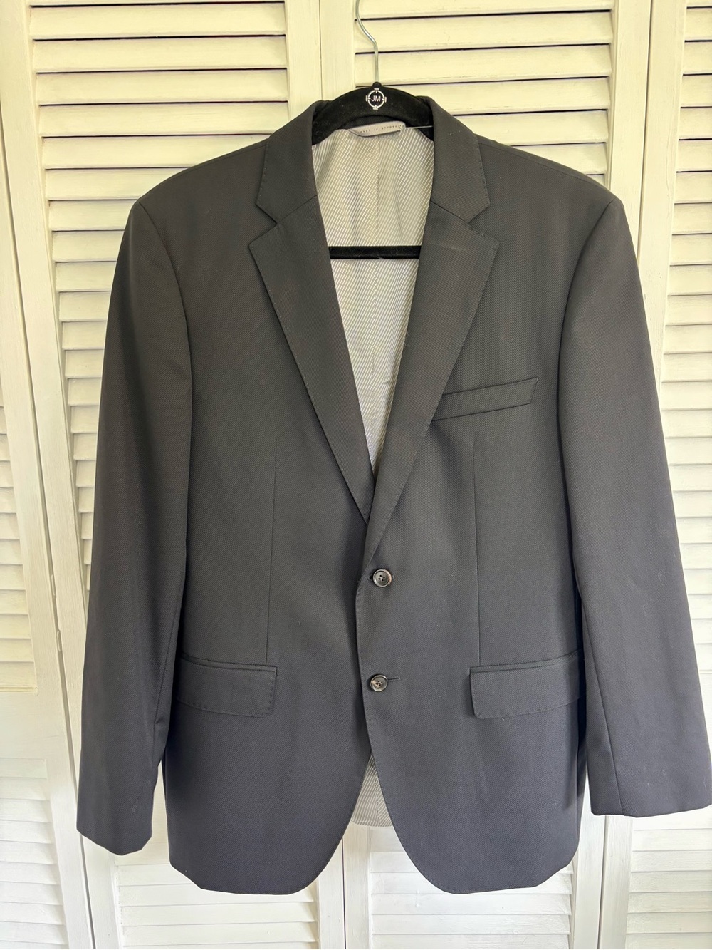 Hugo Boss Virgin Wool The James 2 38S Black